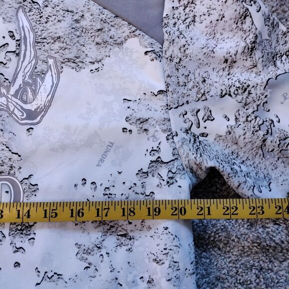 Red Head Mens Gray/White Tundra Print Camouflage Men's Pullover Hoodie Sz M - Picture 2 of 7